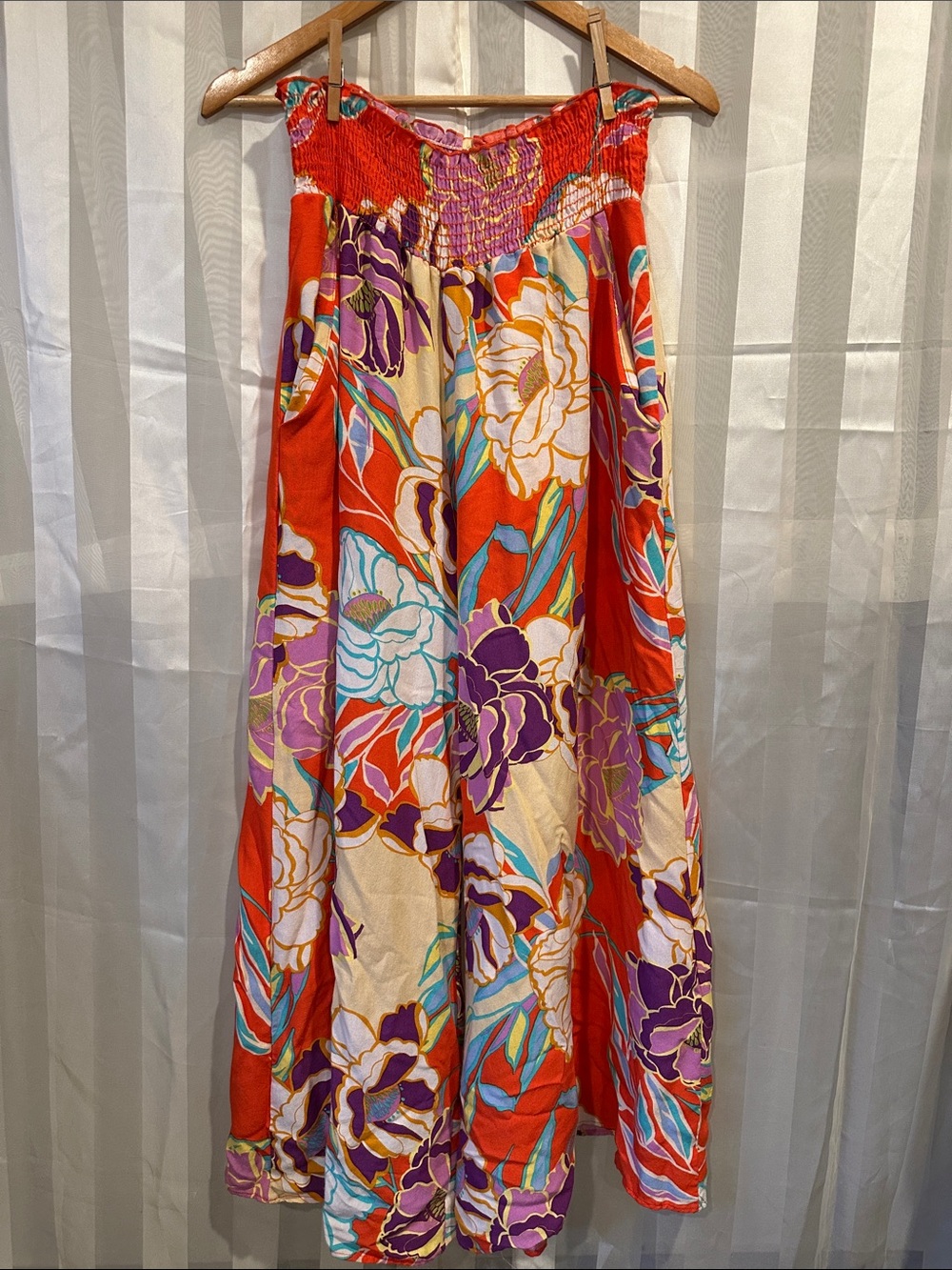 Floral Wide Leg Pant